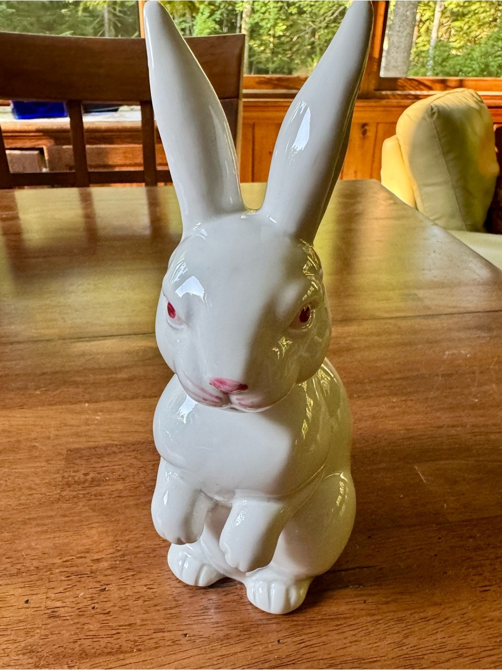 Vintage Fitz & Floyd white ceramic rabbit